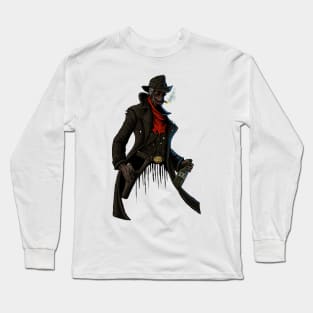 Fastest gun in the the afterlife Long Sleeve T-Shirt